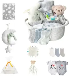 crevent-zestaw-upominkowy-dla-dziewczat-chlopcow-organizer-na-pieluchy-z-1-kocem-1-etykietka-1-lovey-3-skarpetkami-2-body-dla-niemowlat-1