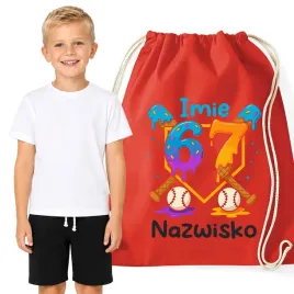 kpl-koszulka-spodenki-stroj-na-wf-116-dla-chlopca-imie-six-seven-67-worek
