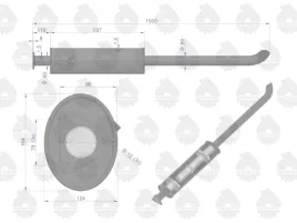tlumik-1500mm-7kg-zetor-oryginal-ursus