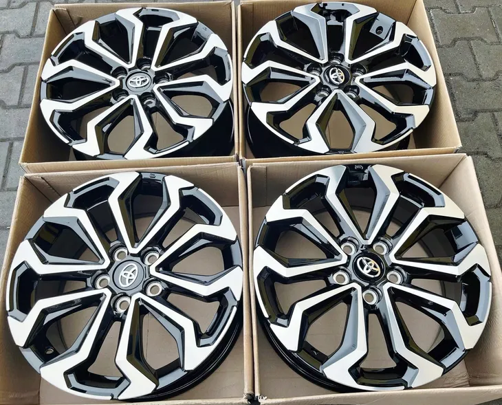 4x FELGI ALU OE Toyota Yaris Cross Auris Corolla 7x17 5x114,3 ET50