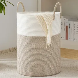 youdenova-kosz-na-pranie-kosz-na-bielizne-bawelniana-kosz-do-przechowywania-brudnej-bielizny-38-cm-d-x-50-cm-brazowy