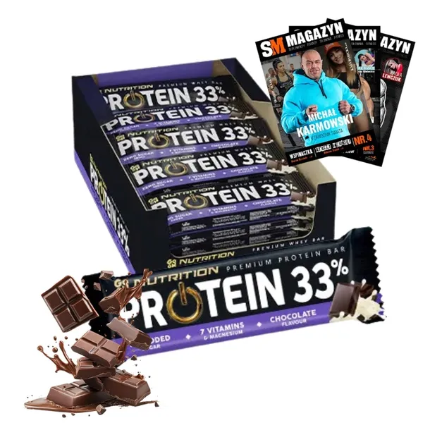 GO ON NUTRITION PROTEIN BAR 33% BIAŁKO BOX 50g x25