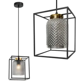 lampa-wiszaca-szklana-czarna-szara-black-grey-metal-salon-sypialna-jadalnia