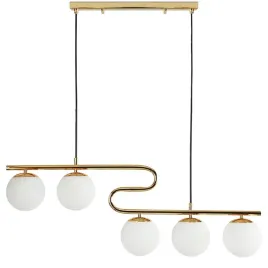 zlota-lampa-wiszaca-geometryczna-elegancka-biale-kule-zyrandol-sufitowa