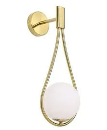 lampa-scienna-kinkiet-szklany-kula-mleczna-gold