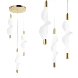 lampa-wiszaca-led-biala-designerska-3-punkty-swiatla-spirala-zlota-falowana