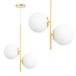 lampa-sufitowa-wiszaca-2-zrodla-swiatla-zloto-glamour-duza-toolight