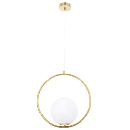 lampa-sufitowa-wiszaca-glamour-ring-zlota-bialy-klosz-toolight-g109-1w