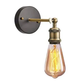 lampa-scienna-kinkiet-loft-czarna-vintage-retro