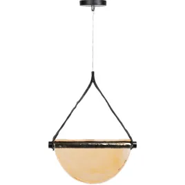 lampa-sufitowa-led-na-pasku-pomaranczowy-klosz