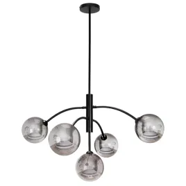lampa-sufitowa-szklane-kule-lustrzane-loft-czarna