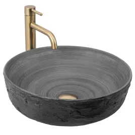 umywalka-nablatowa-oragla-szara-ceramiczna-matowa-42cm-rea-babilon-silver