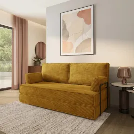 sofa-piankowa-silar-z-funkcja-spania-bezmontazowa-sztruks-zolty