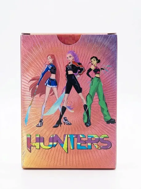 Karty Kolekcjonerskie Diamentowe K-Pop Demon Hunters Huntrix 50 Sztuk Na Prezent Dziecko Urodziny