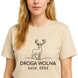 koszulka-t-shirt-migdalowy-damski-wakcyjna-letnia-droga-wolna-jelen-m