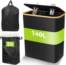 skladany-kosz-na-butelki-puszki-kaucyjne-140l-2-wyjmowane-worki-45-butelek