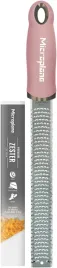 microplane-zester-tarka-dusty-rose-do-owocow-cytrusowych-twardych-serow-imbiru-czekolady-galki-muszkatolowej-i-trufli-z-ostrzami-ze-stali
