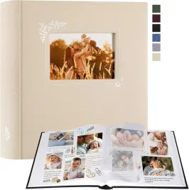 lanpn-album-fotograficzny-do-scrapbookingu-duzy-album-lniany-projektowanie-okien-100-bialych-stron-z-pergaminowymi-przekladkami-na-zdjecia-9x13cm