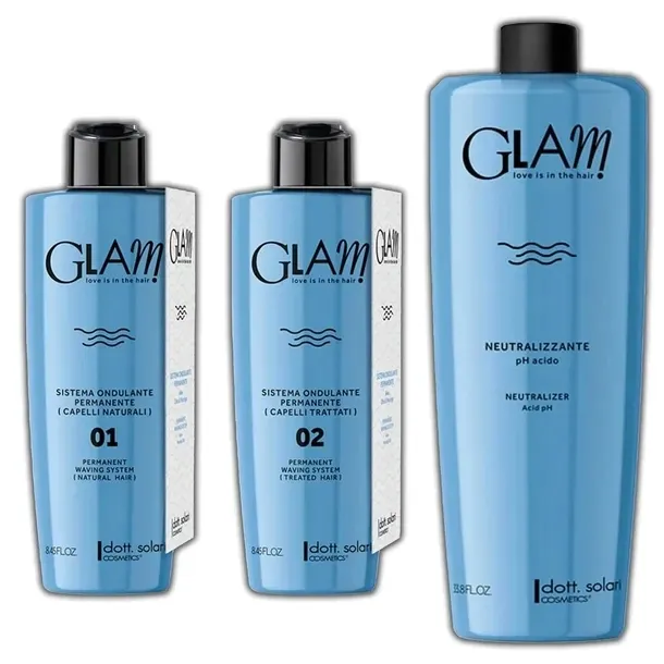 Dott. Solari Glam Wave Zestaw Profesjonalny do Trwałej Ondulacji