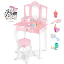 kinderplay-duza-drewniana-toaletka-dla-dziewczynki-dzieci-1055cm