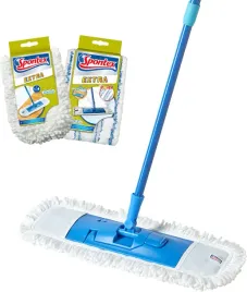spontex-bardzo-plaski-mop-or-wszechstronny-mop-z-mikrofibry-do-mopa-na-mokro-i-sucho-regulowana-dlugosc-80-140-cm-or-czysci-podlogi-laminowane