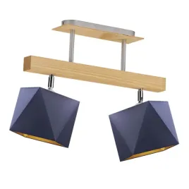 lampa-sufitowa-plafon-granatowa-zlota-drewniana-regulowana-led-e27-abazur