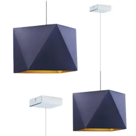 lampa-wiszaca-sufitowa-granatowa-zlota-zyrandol-regulowana-led-e27-abazur