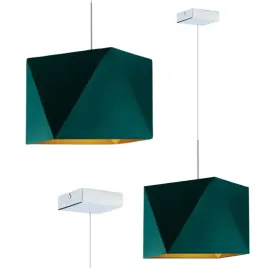 lampa-wiszaca-sufitowa-zielen-zlota-zyrandol-regulowana-led-e27-abazur