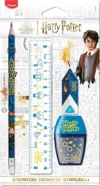 maped-4-czesciowy-zestaw-przyborow-pismienniczych-1-przezroczysta-linijka-15-cm-1-temperowka-1-otwor-1-gumka-1-olowek-papierowy-hb