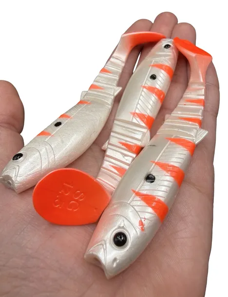 LIMITOWANY ! Guma Savage Gear Cannibal 12.5cm - Ghost Dot /EDYCJA DRAPIEŻNI