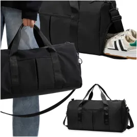 torba-sportowa-na-silownie-40l-podrozna-treningowa-kieszen-na-buty-czarna