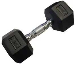 hantla-jednoreczna-szesciokatna-gumowana-ciezarek-solidny-kubisport-75kg