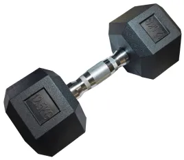 hantla-jednoreczna-szesciokatna-gumowana-ciezarek-solidny-kubisport-125-kg