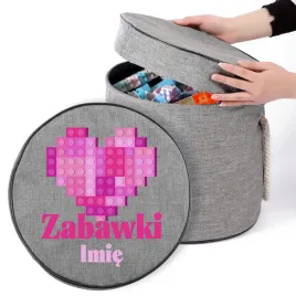 kosz-na-zabawki-szary-z-mata-personalizowany-organizer-premium-zabawki
