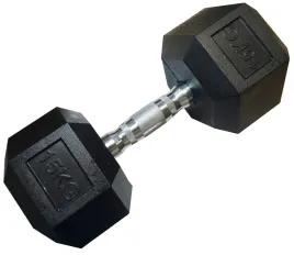 hantla-jednoreczna-szesciokatna-gumowana-ciezarek-solidny-kubisport-15-kg