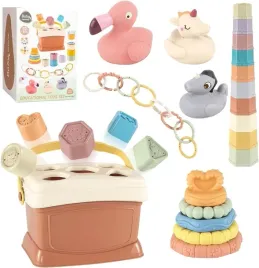 zabawka-sensoryczna-montessori-5w1-dla-niemowlat-sorter-wieza-zwierzatka
