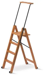 brazowa-drabina-drewniana-tuscania-162x50-cm-ozdobna-4-stopniowa