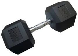 hantla-jednoreczna-szesciokatna-gumowana-ciezar-obciazenie-kubisport-30-kg