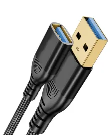 kabel-usb-3-0-08m-usb-a-meski-zenski-nylonowy-czarny