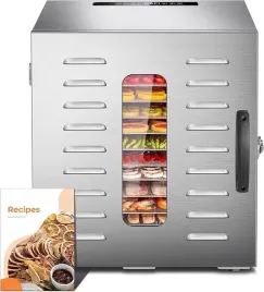 suszarka-spozywcza-10-poziomow-1000w-30-90-stopni-timer-stal-nierdzewna