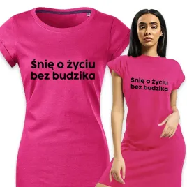 koszula-nocna-sukienka-fuksjowa-bawelniana-snie-o-zyciu-bez-budzika-s
