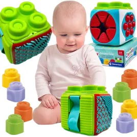 sensoryczna-kostka-clemmy-zabawka-dla-malucha-dziecka-miekkie-klocki-6m
