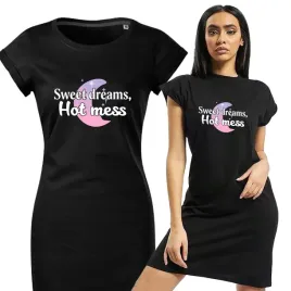 koszula-nocna-sukienka-czarna-wygodna-modna-sweet-dreams-hot-mess-l