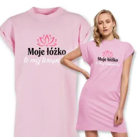 koszula-nocna-sukienka-rozowa-wiosna-wygodna-moje-lozko-to-moja-terapia-s