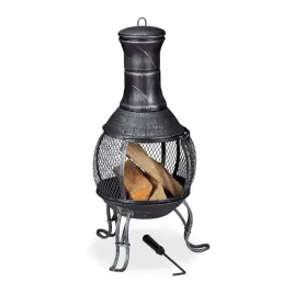 palenisko-relaxdays-ogrodowe-szare-model-89-cm-wysokosci