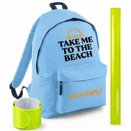 plecak-niebieski-20l-duzy-wygodny-take-me-to-the-beach-opaska-odblaskowa
