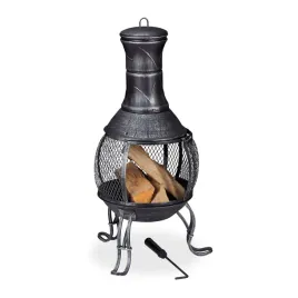 palenisko-relaxdays-ogrodowe-szare-model-89-cm-wysokosci