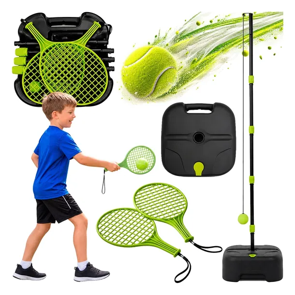 ZESTAW SPEEDBALL DO TURNBALL NAUKI GRY W TENISA SŁUPEK BADMINTON PALETKI