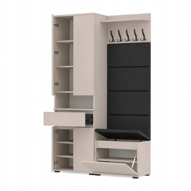 Garderoba 120x36cm SU60-VB60-4PAN-WP60 D1 N1 Kaszmir