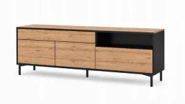 szafka-rtv-nori-160x36-czarny-dab-wotan